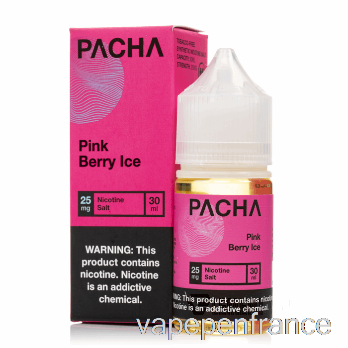 Glace Aux Baies Roses - Sels De Pacha - Stylo Vape 30 Ml 25 Mg